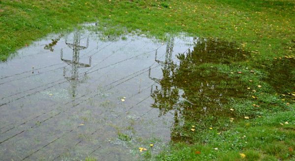 Flooded Yard Drainage Installation in Aurora